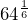 64^{\frac{1}{6}}