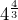 4^{\frac{4}{3}}