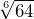 \sqrt[6]{64}