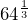 64^{\frac{1}{3}}