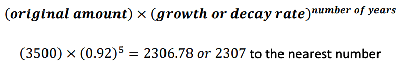 Interest Decay rate calculation