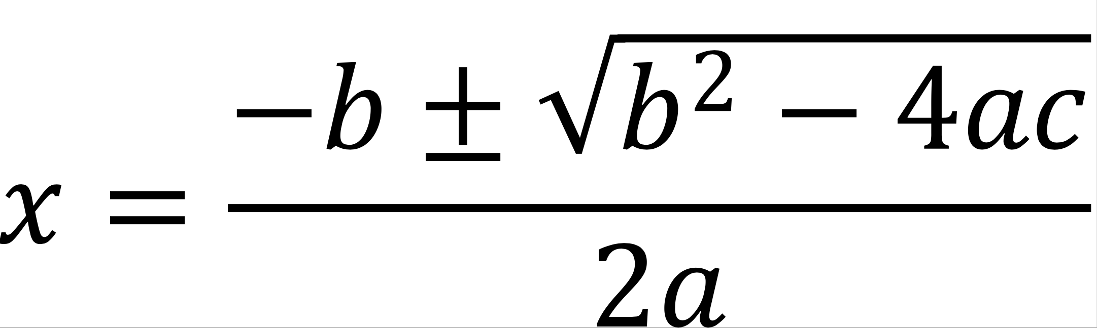 Quadratic equation Quadratic equation
